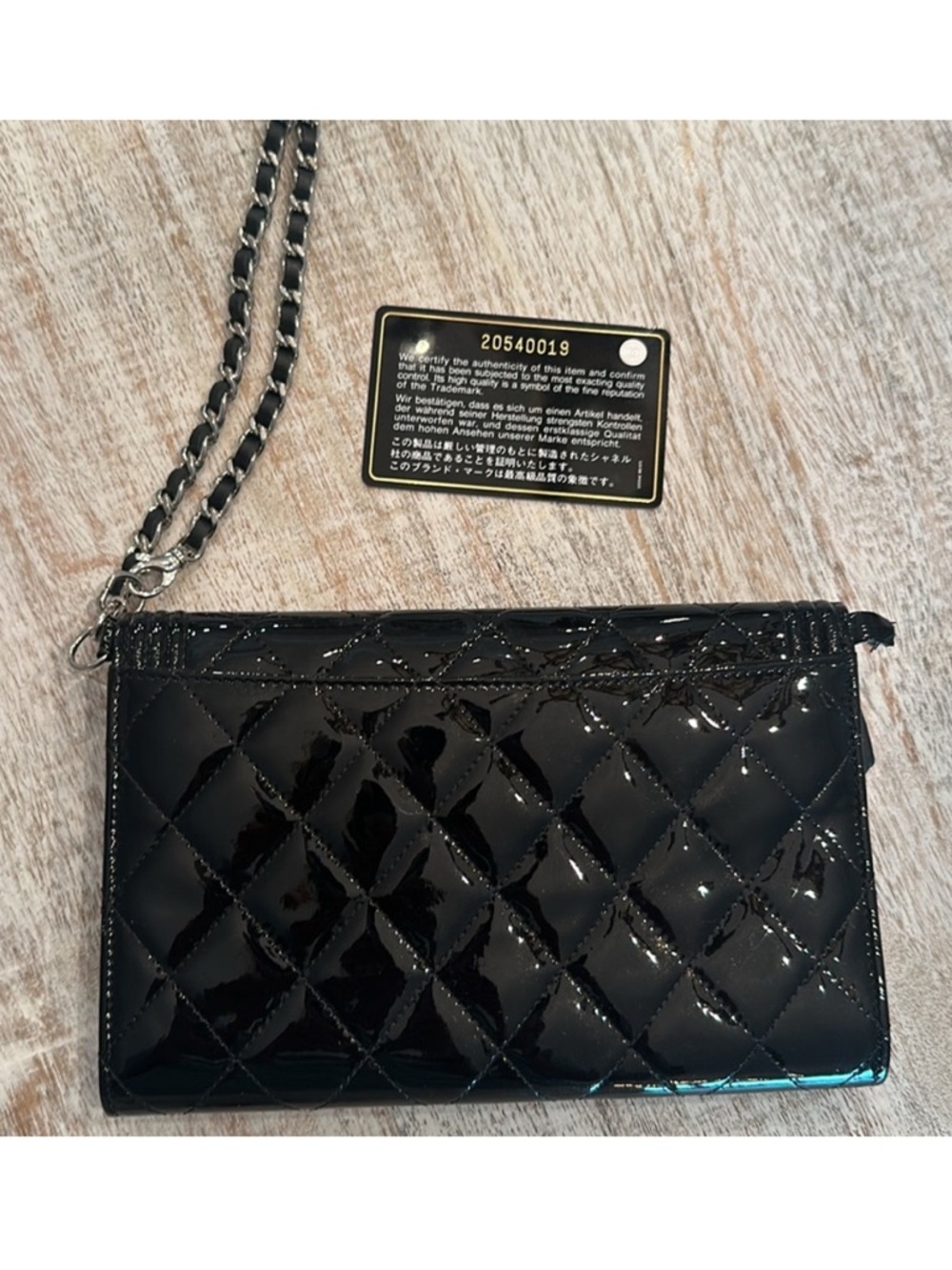 Chanel clutch wristlet patent leather - Picture 3 of 4